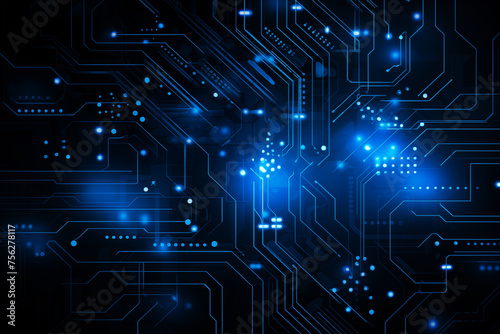 Electronic circuit board with chips