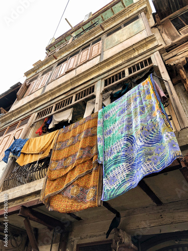 Foto Alleyway in the old town of Ahmedabad, India