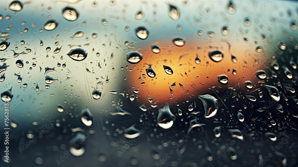 Abstract rainy day background. Generative AI Abstract rainy day background. Generative AI