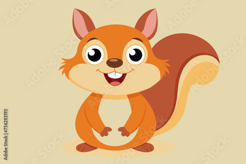 children s toy squirrel smiles 