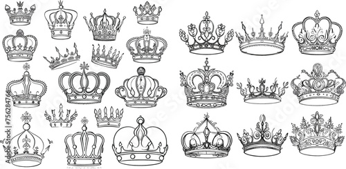 Fellow crowned heads tiara sketch