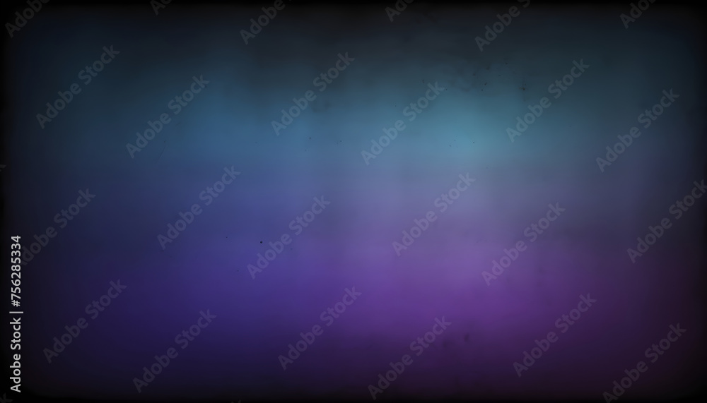 black purple blue , empty space grainy noise grungy texture color gradient rough abstract background , shine bright light and glow template
