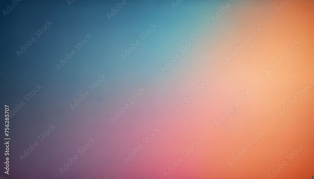 blue pink orange , empty space grainy noise grungy texture color gradient rough abstract background , shine bright light and glow template