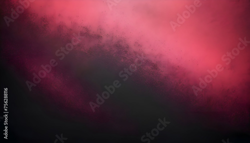 red pink with black , color gradient rough abstract background shine bright light and glow template empty space , grainy noise grungy texture