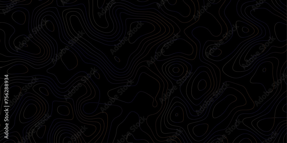 Black topography vector curved reliefs,soft lines map background.terrain path topography.geography scheme vector design,strokes on,wave paper terrain texture.
