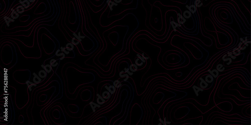 Black clean modern.curved reliefs,map of terrain path.terrain texture curved lines vector design earth map desktop wallpaper lines vector soft lines. 