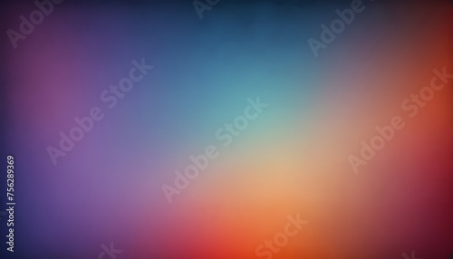blue purple red orange , template empty space color gradient rough abstract background shine bright light and glow , grainy noise grungy texture