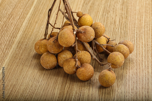 Ripe sweet tropical Longan fruit