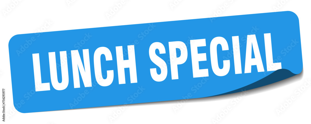 lunch special sticker. lunch special label lunch special sticker. lunch special label