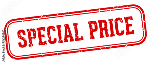 special price stamp. special price rectangular stamp on white background
