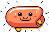 Hotdog with North Carolina Mustard Vector