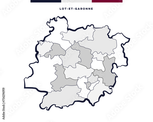 Cantons du Lot et Garonne - D  partement France