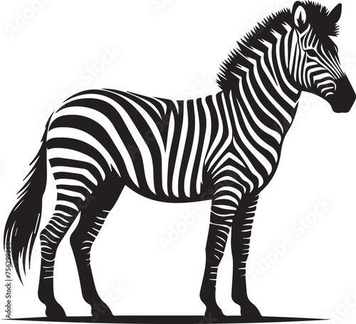 Zebra Silhouettes Zebra EPS Vector Zebra Clipart 