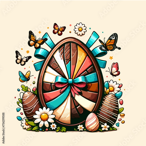 chocolate easter egg