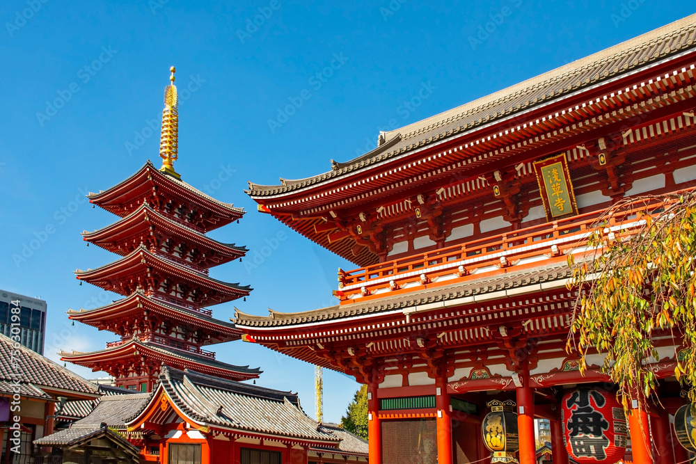 Fototapeta premium tempel und schreine in Tokio japan