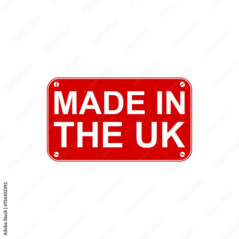 Made in UK icon isolated on transparent background Made in UK icon isolated on transparent background
