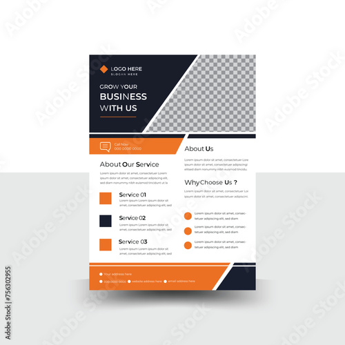 Corporate creative colorful business flyer template design, abstract business flyer, vector template design
 or business poster template design, poster pamphlet brochure cover design layout space. 