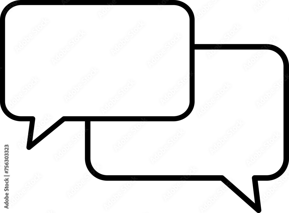 Flat Chat Bubble Flat Chat Bubble