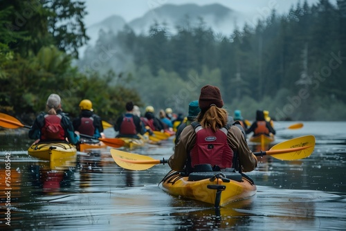 Kayaking in the Pacific Northwest Rainforest A Guided Tour of Natures Tranquil Waterway and the Wonders of Local Ecology and Culture photo