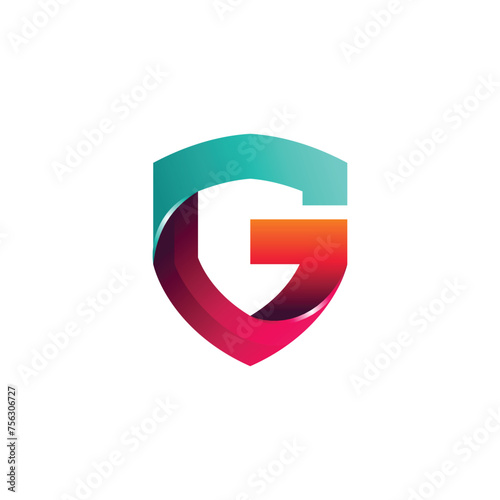 combining the shield and the letter G into one unique and interesting concept
