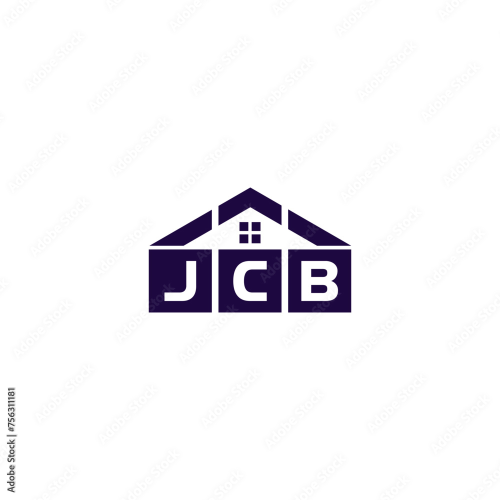 Letters JCB real estate logo design