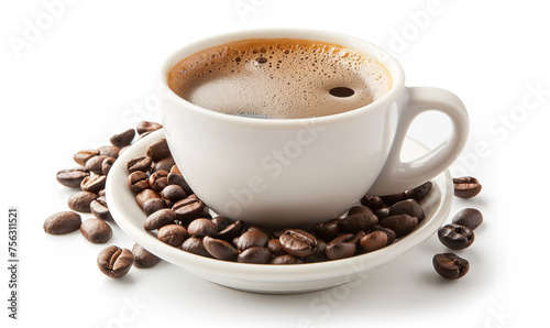 cup of coffee A medium roast blend of Arabica and Robusta  created specifically for breakfast