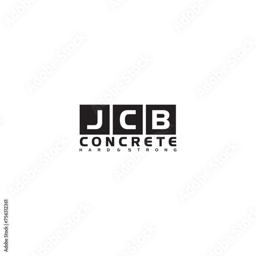 Letters JCB financial ground solution investment logo design