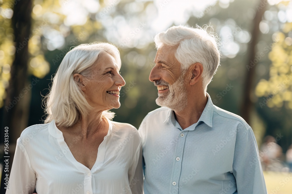 Senior Smiles Aging Gracefully Generative AI
