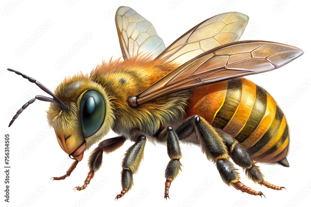 bee on a transparent background bee on a transparent background