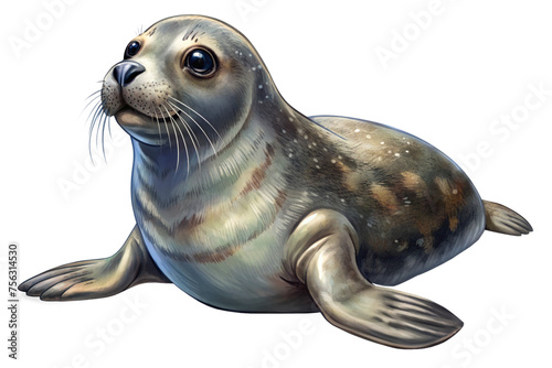 seal on a transparent background