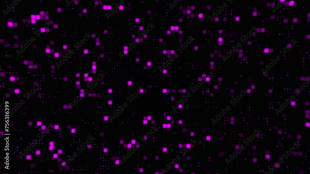 Digital background with pink pixel squares, modern digital background Digital background with pink pixel squares, modern digital background