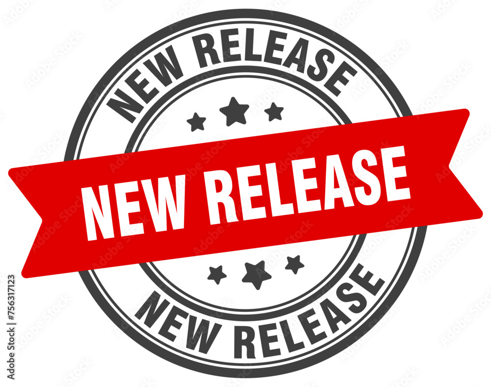 new release stamp. new release label on transparent background. round sign new release stamp. new release label on transparent background. round sign