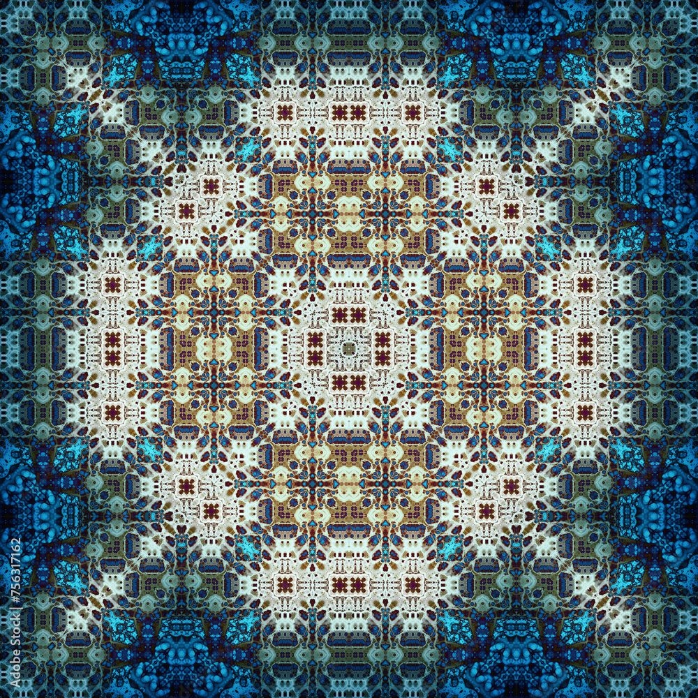 Seamless square abstract pattern. Art texture. Textiles and fashion Seamless square abstract pattern. Art texture. Textiles and fashion