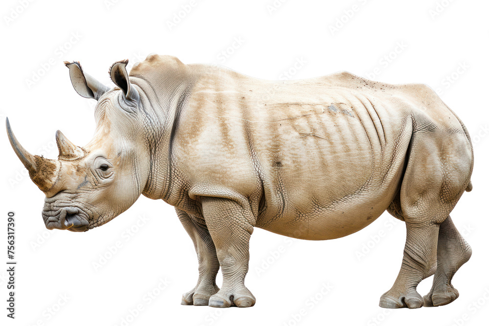 Fototapeta premium Big white rhino in Africa