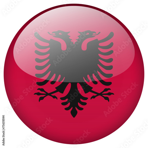 Albania flag button.