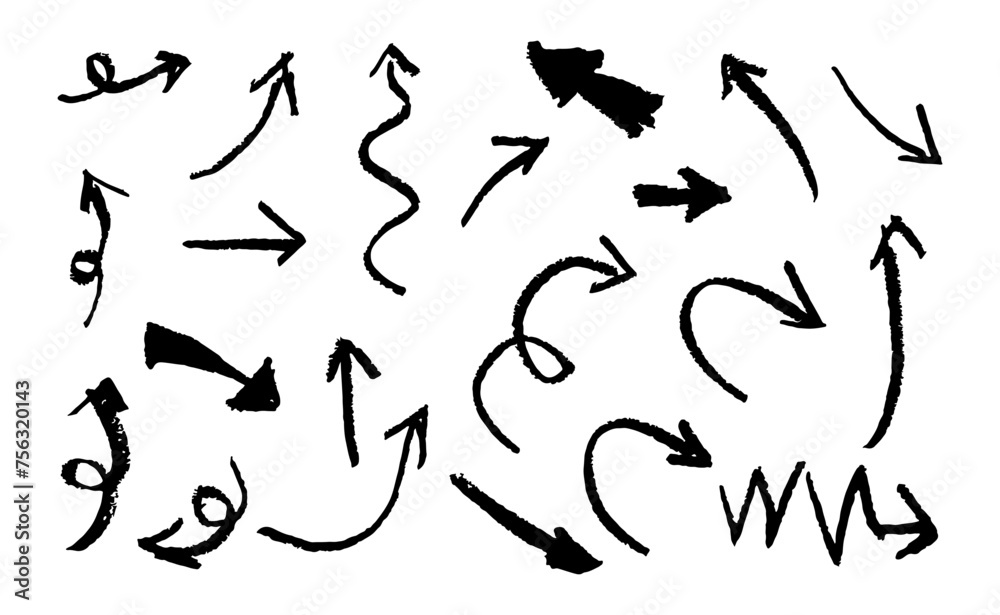 Arrows 2 on a white background, vector illustration.
Arrows 2 on a white background, vector illustration.