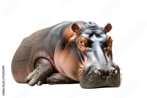 big hippo wild animal