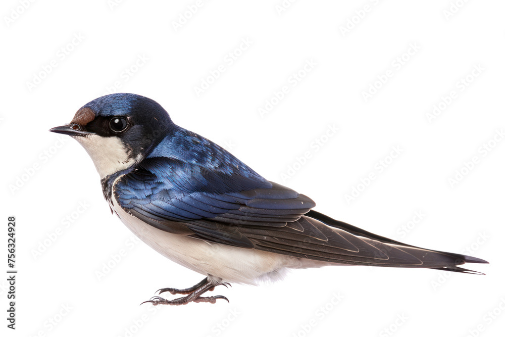 Obraz premium Swallows are birds with long wings and long tails. They are found all over the world. There are many species, such as the house swallow. field swallow