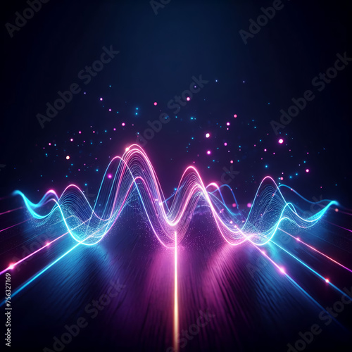 Neon wave