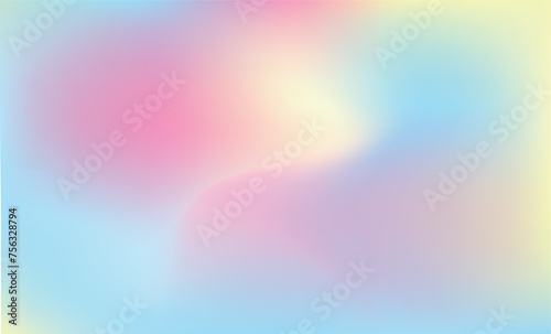 Rainbow-themed vector gradient blur