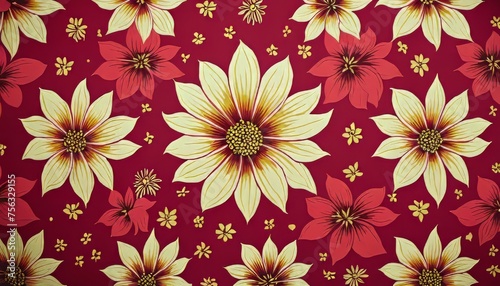 Flowers pattern, flower wallpaper, background flowers