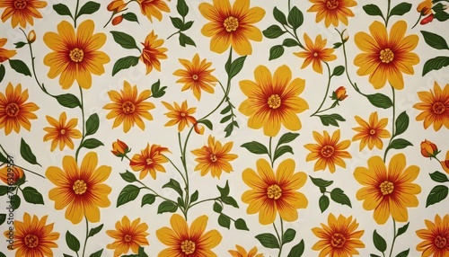 Flowers pattern, flower wallpaper, background flowers