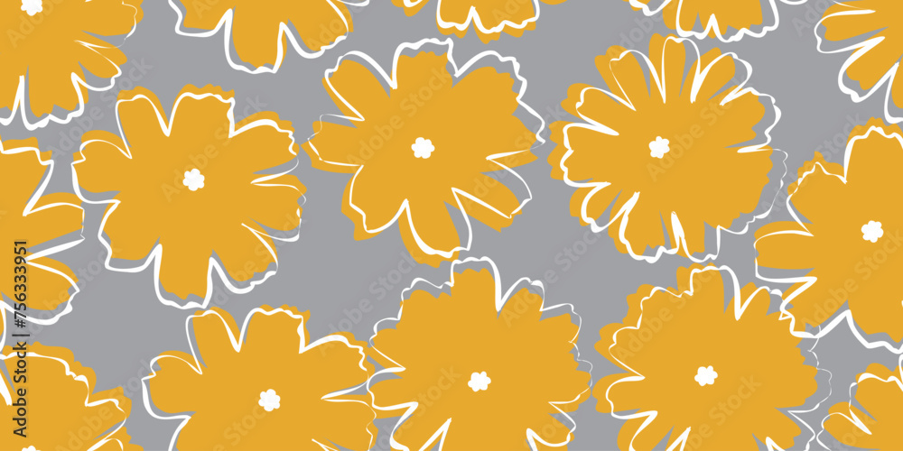 Exotic hand drawn flowers, seamless patterns with floral for fabric, textiles, clothing, wrapping paper, cover, banner, home decor, abstract backgrounds. Exotic hand drawn flowers, seamless patterns with floral for fabric, textiles, clothing, wrapping paper, cover, banner, home decor, abstract backgrounds.