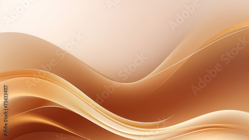 double exposure Luxury light brown abstract background combine with golden lines element.