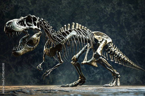 Fossilized Fury A Jurassic-Inspired Skeleton Generative AI © Bipul Kumar
