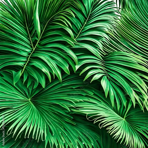 palm tree leaves