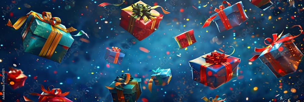 Gift-Giving Frenzy A Rainbow of Presents for the Holidays Generative AI Gift-Giving Frenzy A Rainbow of Presents for the Holidays Generative AI