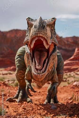 An eccentric billionaire builds a theme park with cloned dinosaurs on Mars. © Nathakorn