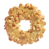 Ring of cookie with peanuts
