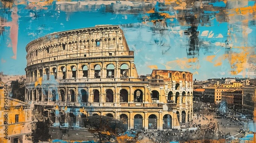 "Echoes of Antiquity: The Colosseum's Pulse in Modern Rome"